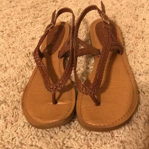 Gianni Bini Size 6.5 Brown Sandals